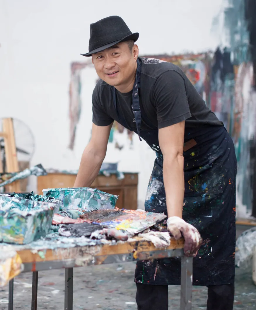 Wen in seinem Studio